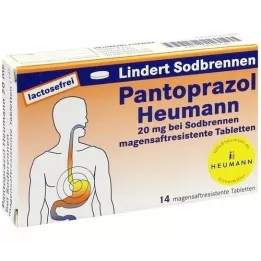 PANTOPRAZOL Heumann 20 mg b.Sodbrennen msr.Tabl., 14 pz