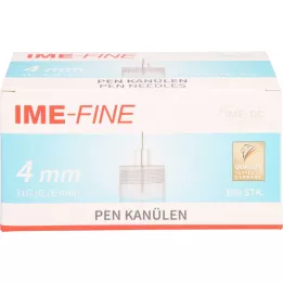 IME-Cannula a penna universale fine 31 G 4 mm, 100 pz