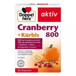 DOPPELHERZ Mirtillo rosso+zucca in capsule, 30 capsule