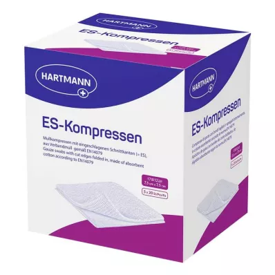 ES-KOMPRESSEN sterile 7,5x7,5 cm 12x confezione bulk, 5X20 pz