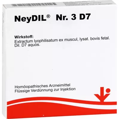 NEYDIL No.3 D 7 Fiale, 5X2 ml