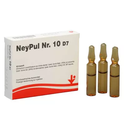 NEYPUL No.10 D 7 Fiale, 5X2 ml