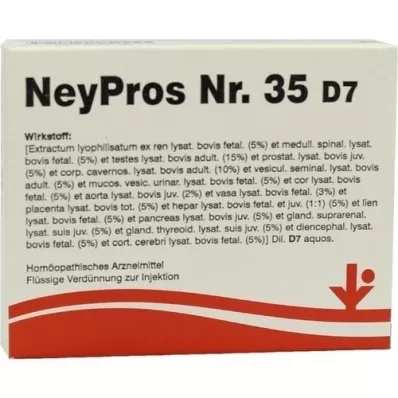 NEYPROS No.35 D 7 Fiale, 5X2 ml