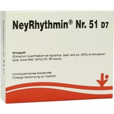 NEYRHYTHMIN No.51 D 7 Fiale, 5X2 ml