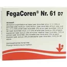 FEGACOREN No.61 D 7 Fiale, 5X2 ml