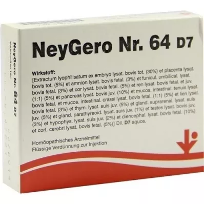 NEYGERO No.64 D 7 Fiale, 5X2 ml