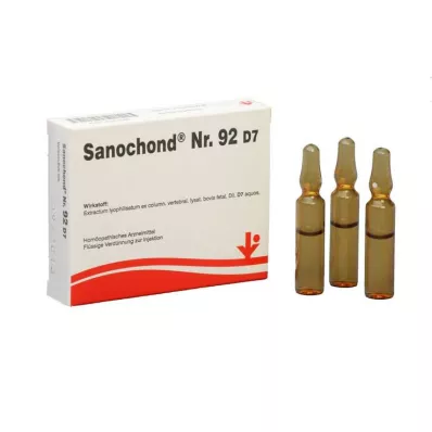 Sanochond No.92 D 7 fiale, 5X2 ml