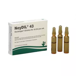 NEYDIL N. 43 Revitorgan Dil.D 4 fiale per veterinario, 5X2 ml