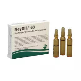 NEYDIL N. 63 Revitorgan Dil.D 4 fiale per veterinario, 5X2 ml