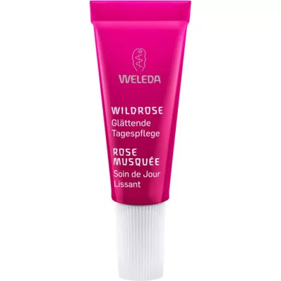 WELEDA Trattamento giorno levigante alla rosa selvatica, 7 ml