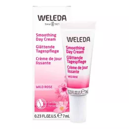 WELEDA Trattamento giorno levigante alla rosa selvatica, 7 ml