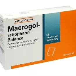 MACROGOL-ratiopharm Balance Plv.z.H.e.L.z.Einn., 10 pz