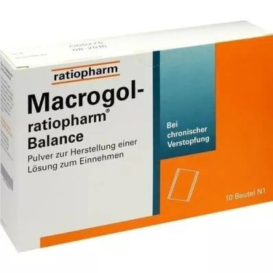 MACROGOL-ratiopharm Balance Plv.z.H.e.L.z.Einn., 10 pz