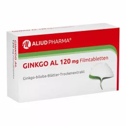 GINKGO AL 120 mg compresse rivestite con film, 120 pezzi