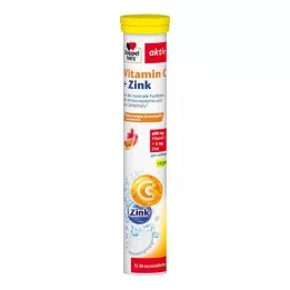 DOPPELHERZ Vitamina C+Zinco compresse effervescenti, 15 pz
