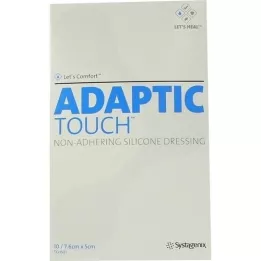 ADAPTIC Medicazione in silicone non adesiva Touch 5x7,6 cm, 10 pz