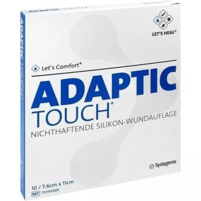 ADAPTIC Medicazione in silicone non adesiva Touch 7,6x11 cm, 10 pz