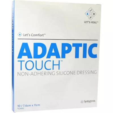 ADAPTIC Medicazione in silicone non adesiva Touch 7,6x11 cm, 10 pz