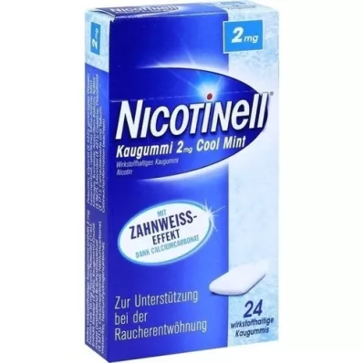 NICOTINELL Gomma da masticare Cool Mint 2 mg, 24 pz