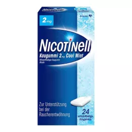 NICOTINELL Gomma da masticare Cool Mint 2 mg, 24 pz