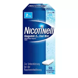 NICOTINELL Gomma da masticare Cool Mint 2 mg, 96 pz