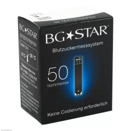 BGSTAR Strisce reattive, 50 pz