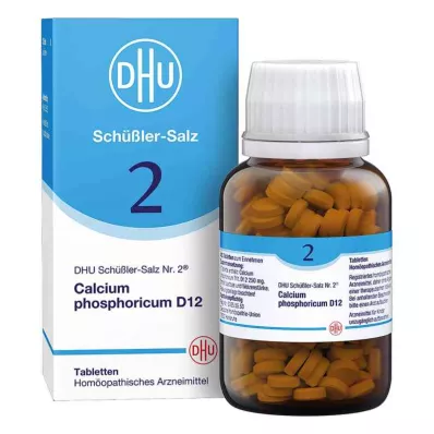 DHU Sale Schüßler numero 2 Compresse di calcio fosforico D12 (420 pezzi) DHU Sale Schüßler numero 2 Compresse di calcio fosforico D12 (420 pezzi)