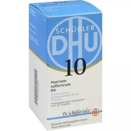 BIOCHEMIE DHU 10 Natrium sulphuricum D 6 compresse, 420 pz