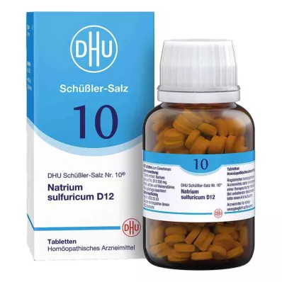 DHU Sale Schuessler numero 10 compresse di sodio solforico D12 (420 pezzi) DHU Sale Schuessler numero 10 compresse di sodio solforico D12 (420 pezzi)
