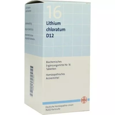 BIOCHEMIE DHU 16 Cloruro di litio D 12 compresse, 420 pz