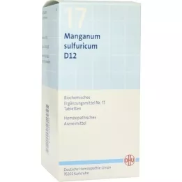 BIOCHEMIE DHU 17 Manganum sulphuricum D 12 tbl, 420 pz