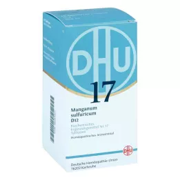 BIOCHEMIE DHU 17 Manganum sulphuricum D 12 tbl, 420 pz