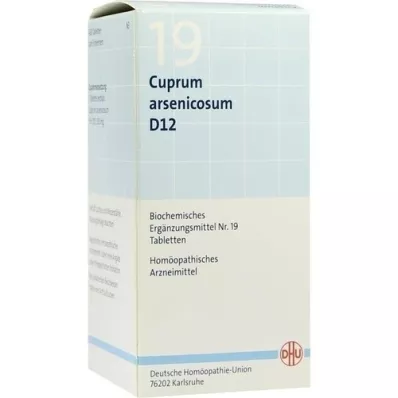 BIOCHEMIE DHU 19 Cuprum arsenicosum D 12 compresse, 420 pz