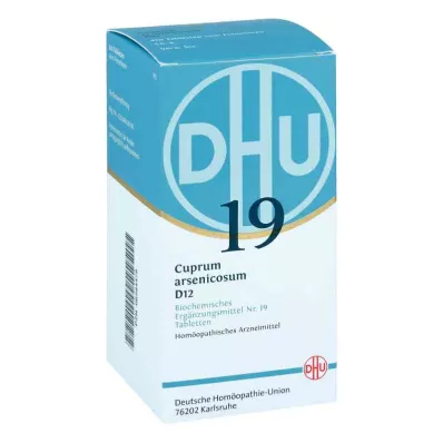 BIOCHEMIE DHU 19 Cuprum arsenicosum D 12 compresse, 420 pz