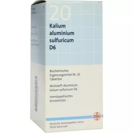 BIOCHEMIE DHU 20 Allume di potassio.zolfo.D 6 compresse, 420 pz