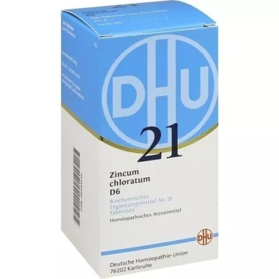 BIOCHEMIE DHU 21 Zincum chloratum D 6 compresse, 420 pz