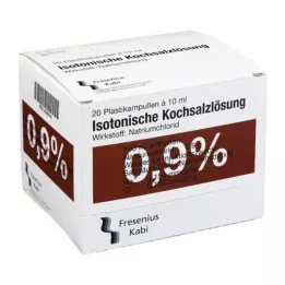 KOCHSALZLÖSUNG 0,9% Pl.Fresenius Soluzione iniettabile, 20X10 ml