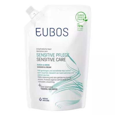 EUBOS SENSITIVE Doccia &amp; Ricarica di crema, 400 ml