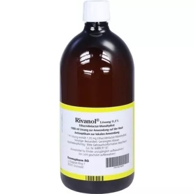 RIVANOL Soluzione 0,1%, 1000 ml