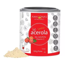 ACEROLA 100% Vit.C naturale pura biologica in polvere, 100 g