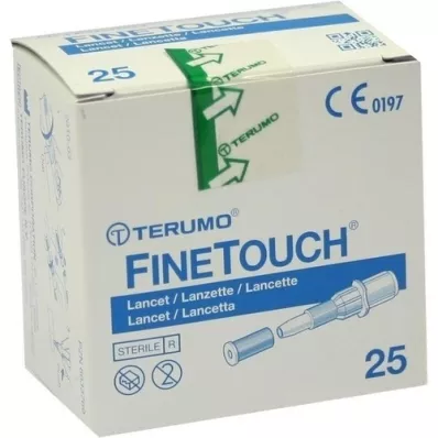 TERUMO Lancette monouso FineTouch, 25 pz