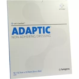 ADAPTIC 12,7x22,9 cm medicazione umida per ferite, 12 pz