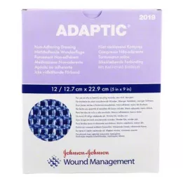 ADAPTIC 12,7x22,9 cm medicazione umida per ferite, 12 pz