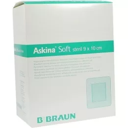 ASKINA Medicazione morbida per ferite 9x10 cm sterile, 50 pz