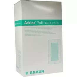 ASKINA Medicazione morbida per ferite 9x15 cm sterile, 40 pz