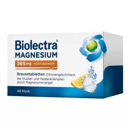BIOLECTRA Magnesio 365 mg fortissimum lemon, 40 pz