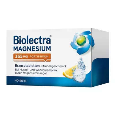 BIOLECTRA Magnesio 365 mg fortissimum lemon, 40 pz