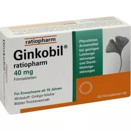 GINKOBIL-ratiopharm 40 mg compresse rivestite con film, 120 pz