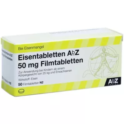 EISENTABLETTEN AbZ 50 mg compresse rivestite con film, 50 pz