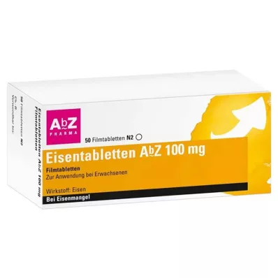 EISENTABLETTEN AbZ 100 mg compresse rivestite con film, 50 pz